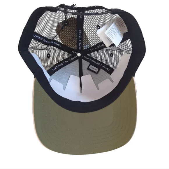 NWT Prana Netplus Floral Lower Pines Trucker Hat Unisex O/S Cargo Green Adjusts - Picture 6 of 16
